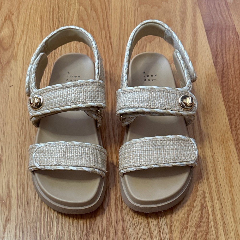A New Day Tan Sandals Size 8